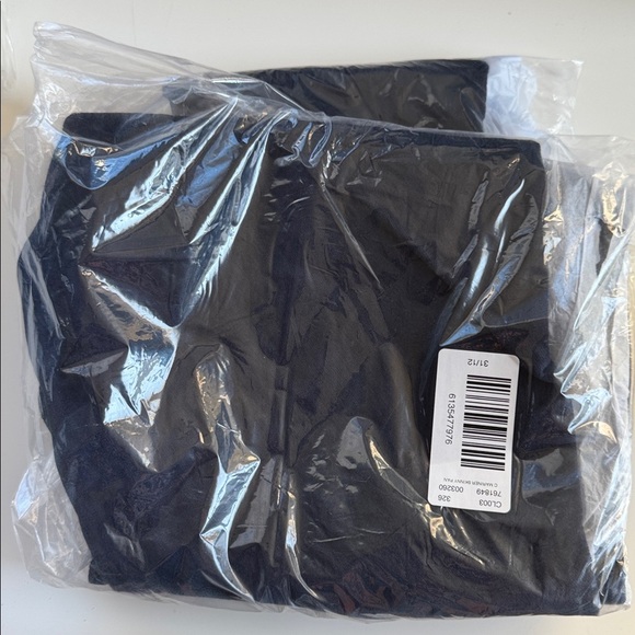 Loft Dark Navy Blue Button-Detail Women's Pants NWT - Picture 5 of 5